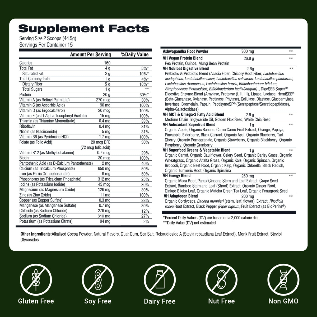 VITAHUSTLE ALL-IN-ONE NUTRITION SHAKE