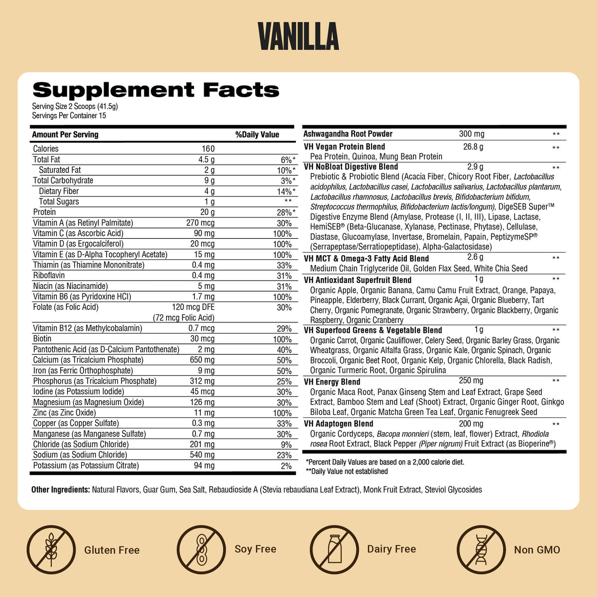 VITAHUSTLE ALL-IN-ONE NUTRITION SHAKE